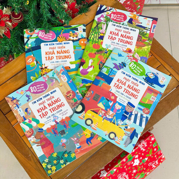 Tìm kiếm thông minh phát triển khả năng tập trung: Look, Find & Sticker (Song ngữ)