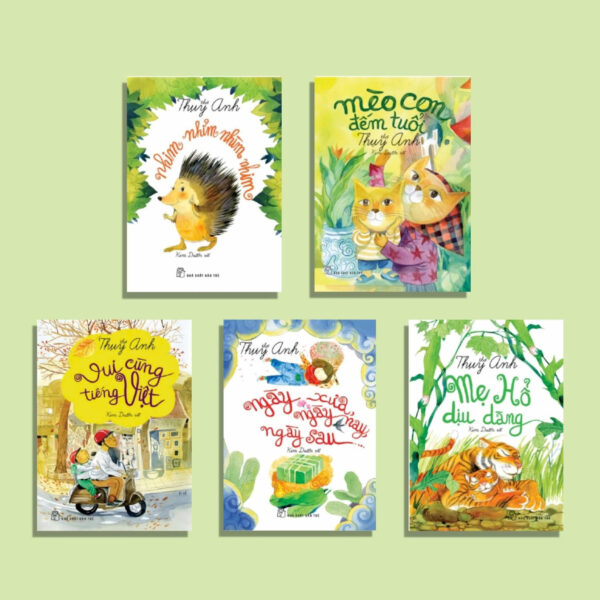 Thơ Cho Bé của Thụy Anh (5 cuốn)
