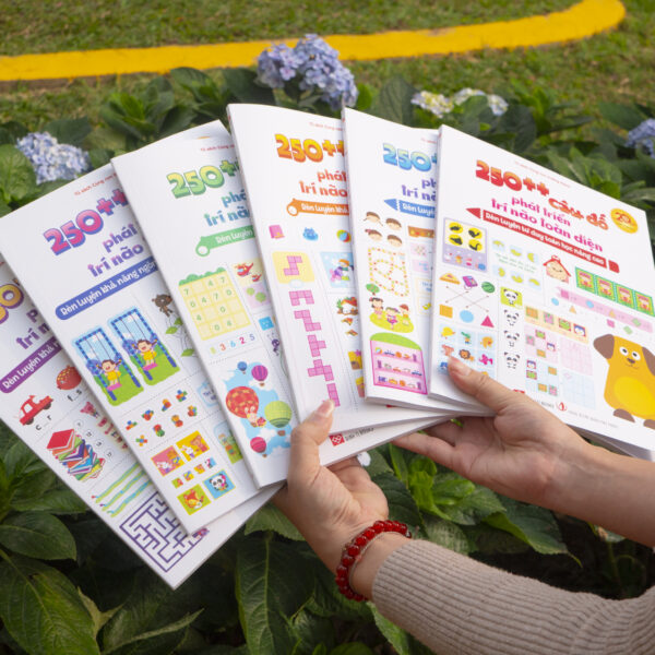 250 Câu Đố Phát Triển Trí Não Toàn Diện (6 cuốn)